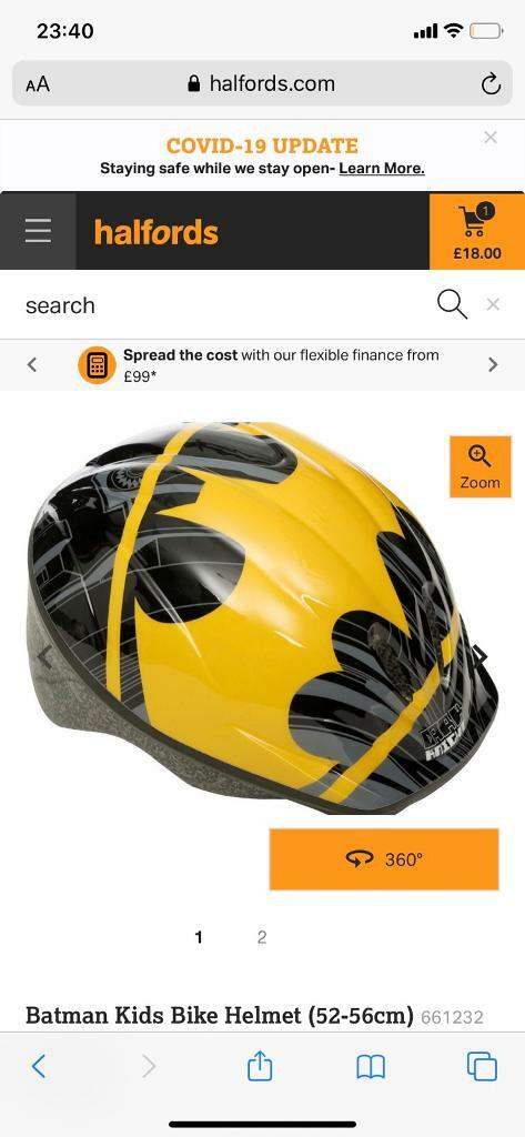 batman helmet halfords